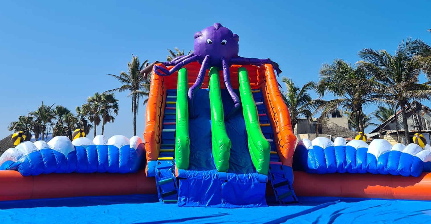 pulpo inflable